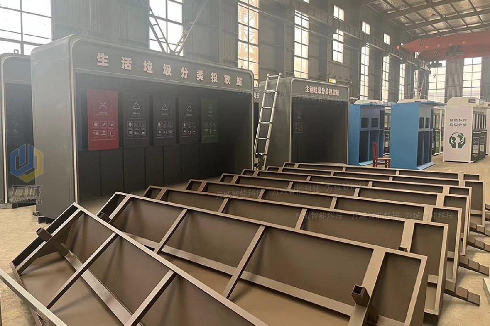 老客戶第30大批（pī）經典實用型半封閉式垃圾亭款式一