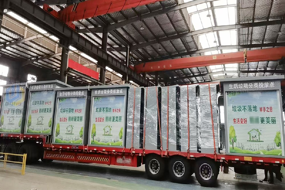 老客戶第三大批定（dìng）製款現代簡約風（fēng）實用型垃圾（jī）房（fáng）、垃圾箱工程案例