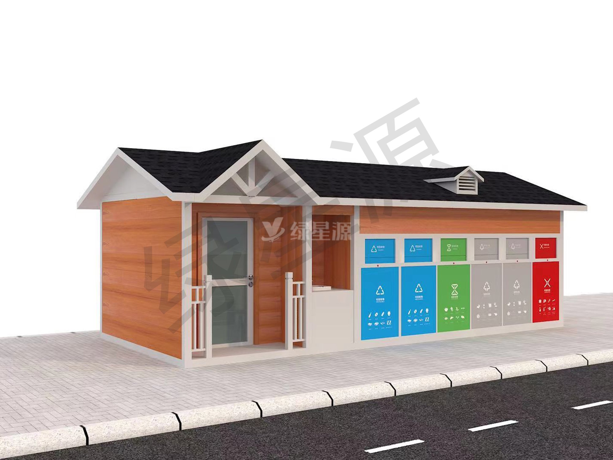 關於垃圾房建在小區的什麽（me）位置合理的建議配圖一