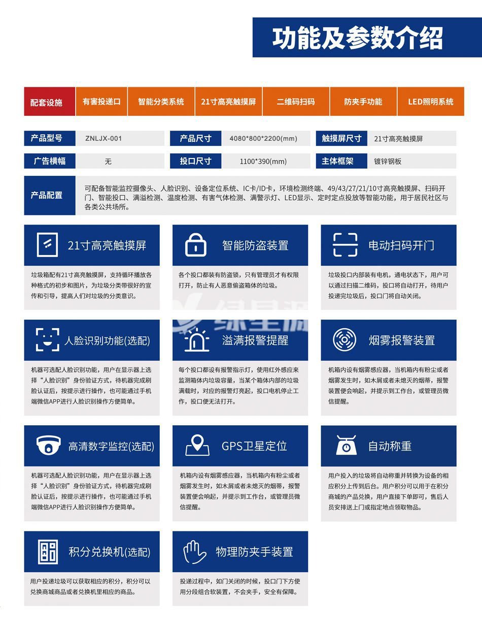 智能垃圾箱功能介紹（shào）