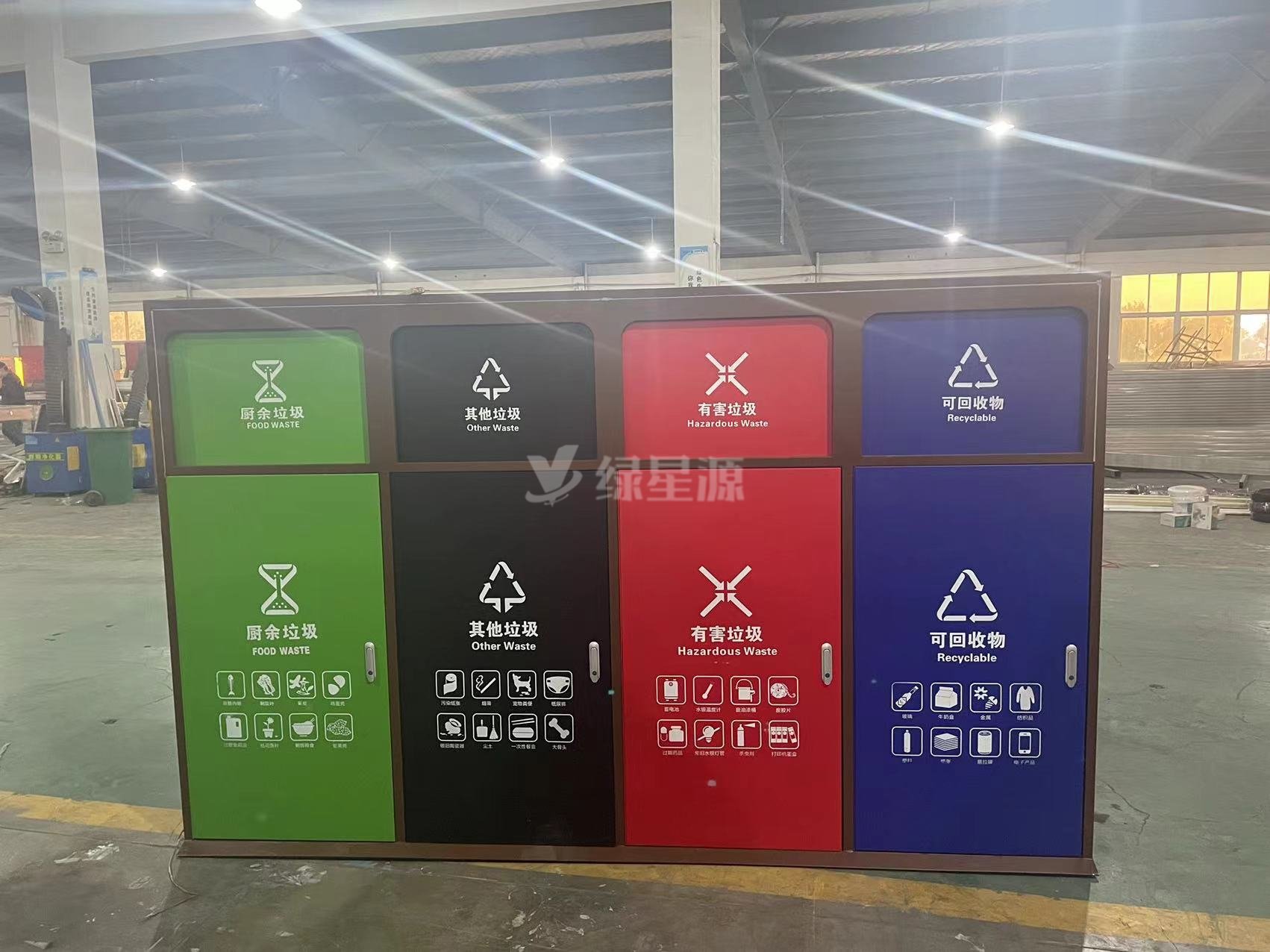 山（shān）東感應開門垃圾（jī）箱房案（àn）例配圖一