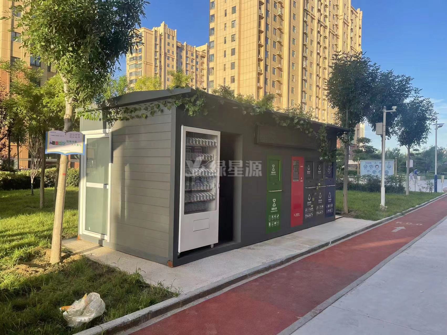 浙江智（zhì）能垃圾房安裝實例賞析配圖一